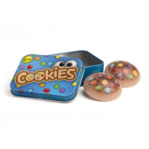 Dinette en bois – Boîte de 2 cookies