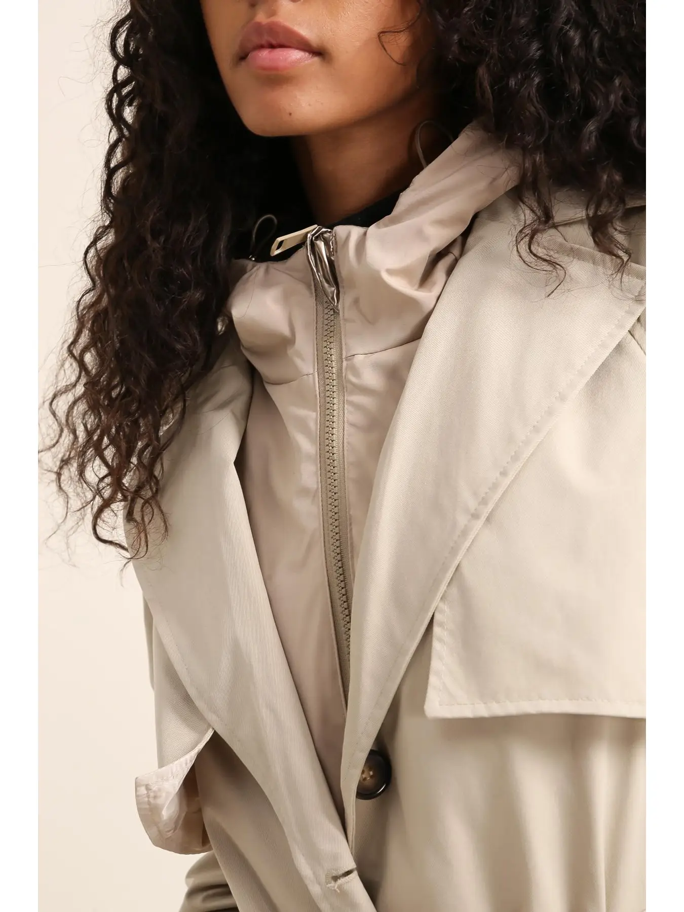 Attrait Paris – Capuche doudoune réversible – Dorée – Image 5