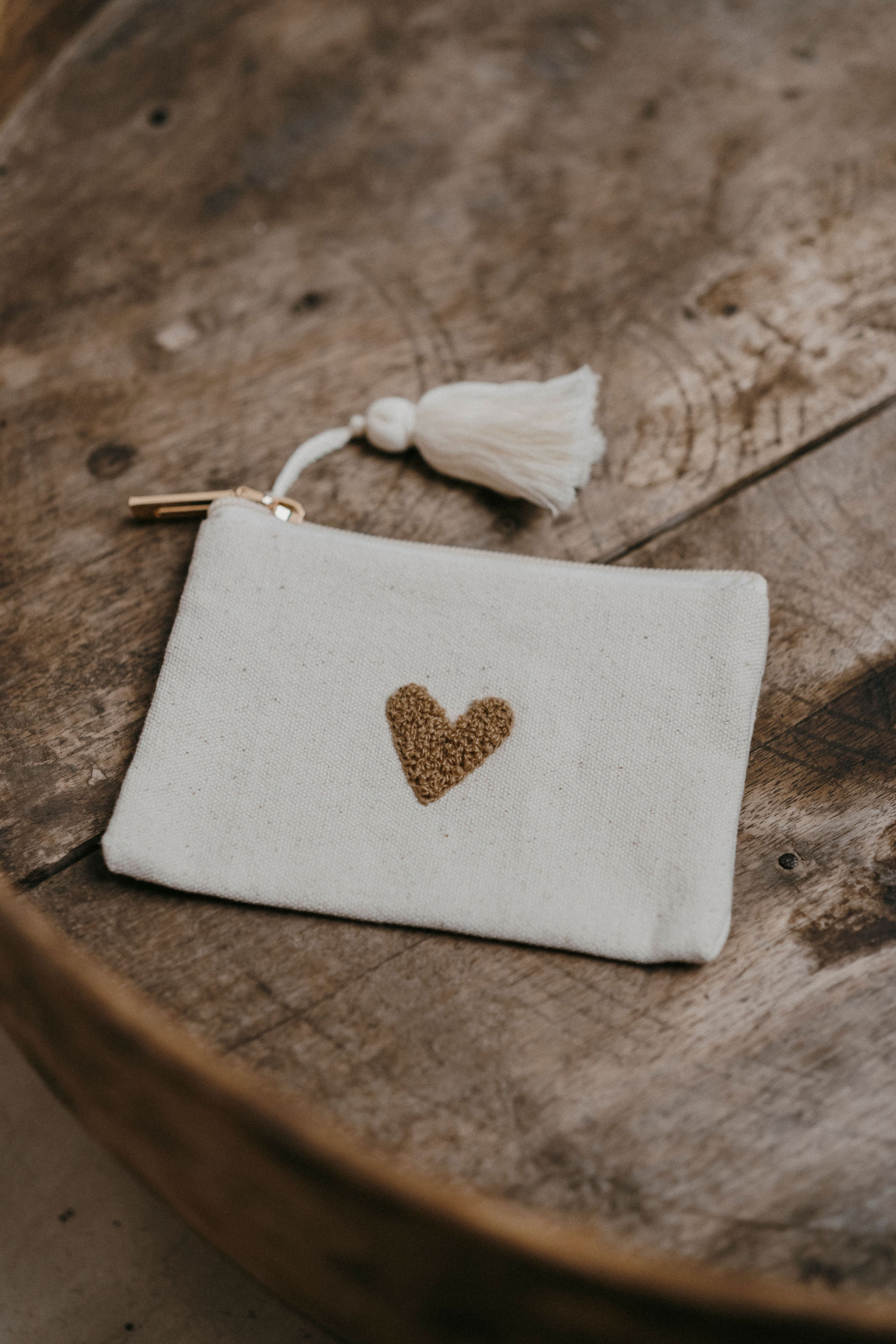 Zakuw – Porte-monnaie en tissu – Beige