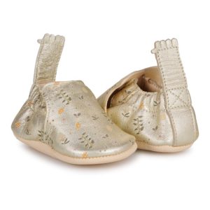 Easy Peasy – Chaussons Blublu  – Feuilles Dorées