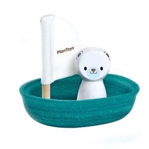 PlanToys – Bateau à voile – Ours polaire