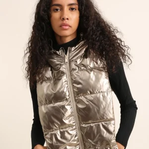 Attrait Paris – Capuche doudoune réversible – Dorée