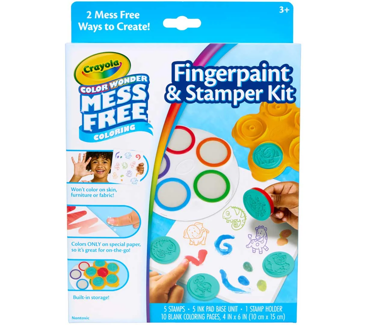 Color Wonder Mess Free Fingerpainting – Crayola