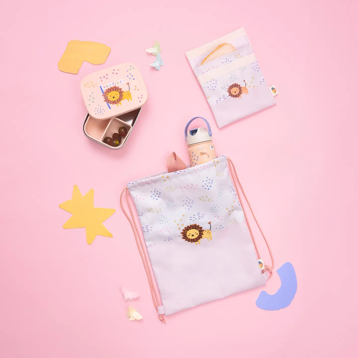 The Cotton Cloud – Sac à cordon – Lion