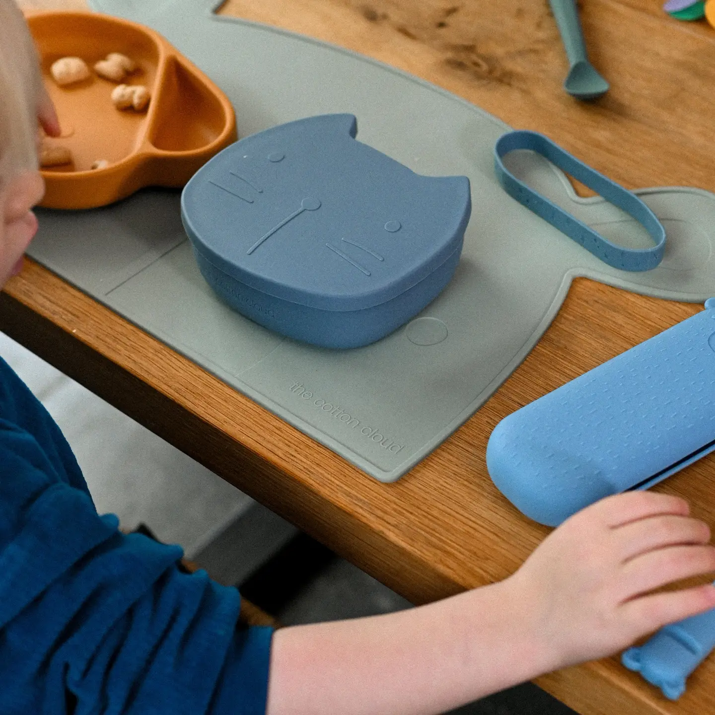 The Cotton Cloud – Boîte à lunch compartimentée – Chat – Image 4