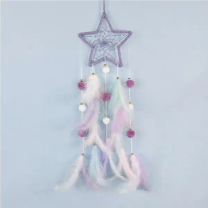 Attrape Rêve Enfant Forme Étoile Lumineux