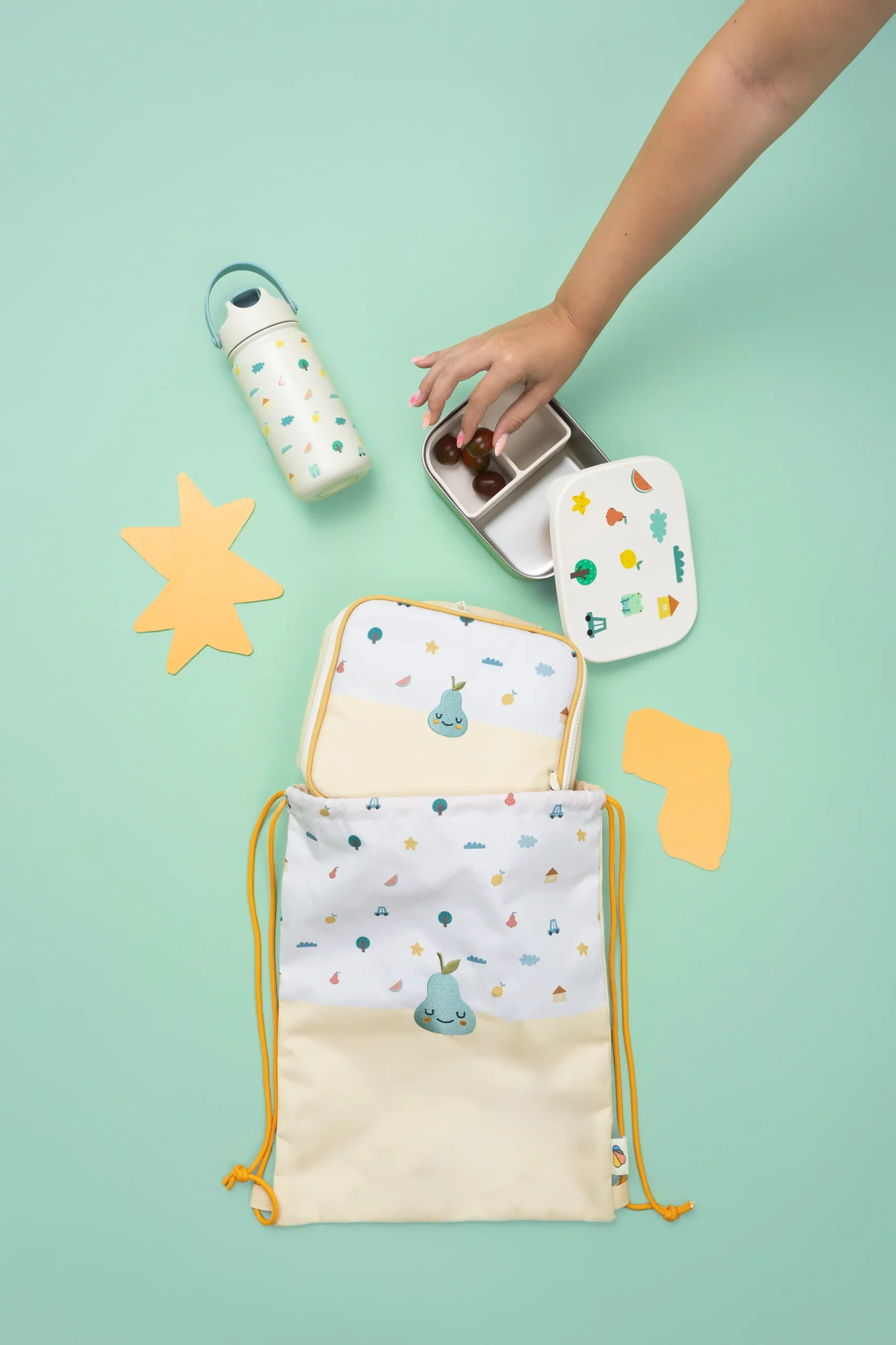 The Cotton Cloud – Sac à cordon – Poire