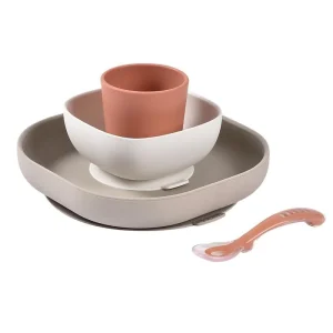 Coffret repas silicone terracota – Béaba