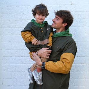 Poule Party – Poncho de Pluie – Kaki