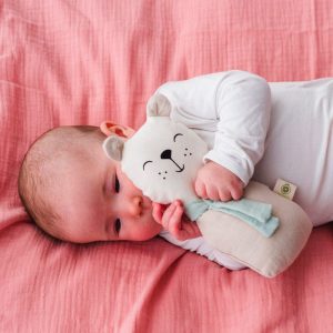 Apunt Barcelona – Hochet en coton bio – Ours