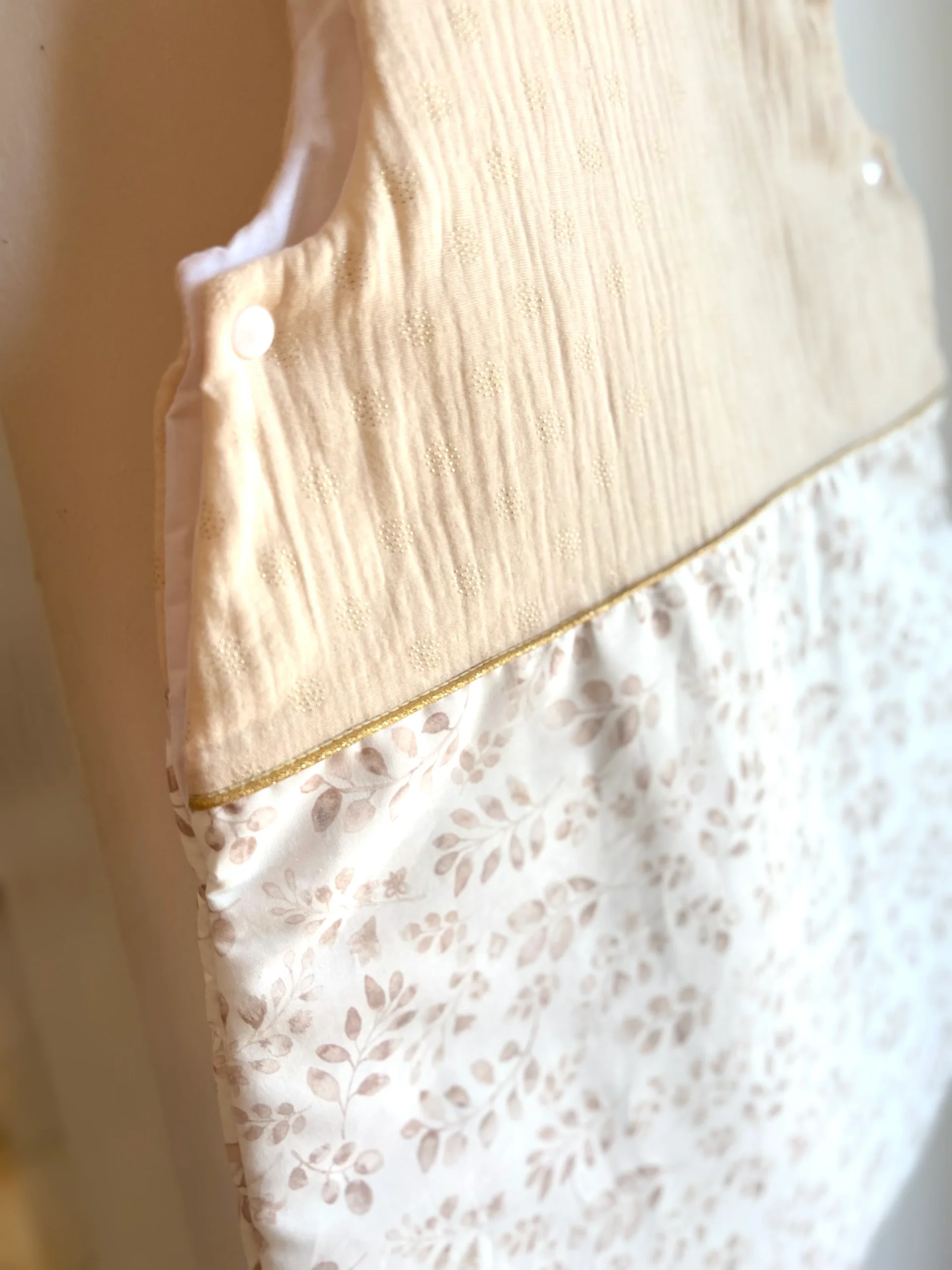 Gigoteuse Feuillage Beige – Image 2