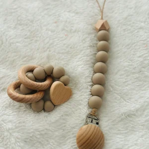 Attache tétine et anneau dentition