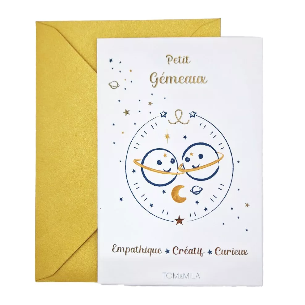 Tom & Mila – Carte de vœux – Signe astrologique – Image 6