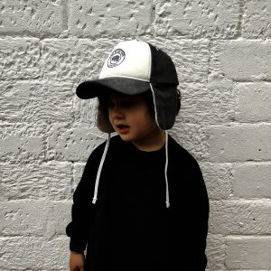 Poule Party – Casquette Sherpa avec cache oreilles – Gris Perle