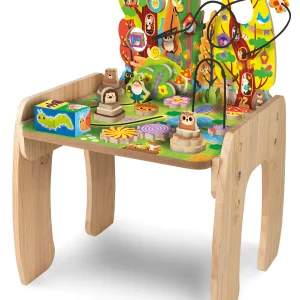 Montessori table d’activités en bois évolutive – Lisciani