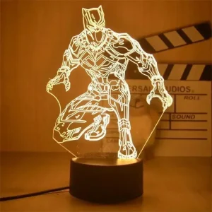 Lampe 3D Black Panther