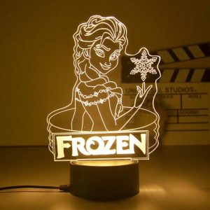 Lampe 3D Reine des Neiges Forzen