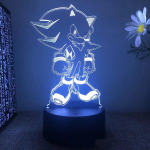 Lampe 3D Sonic Shadow The Hedgehog