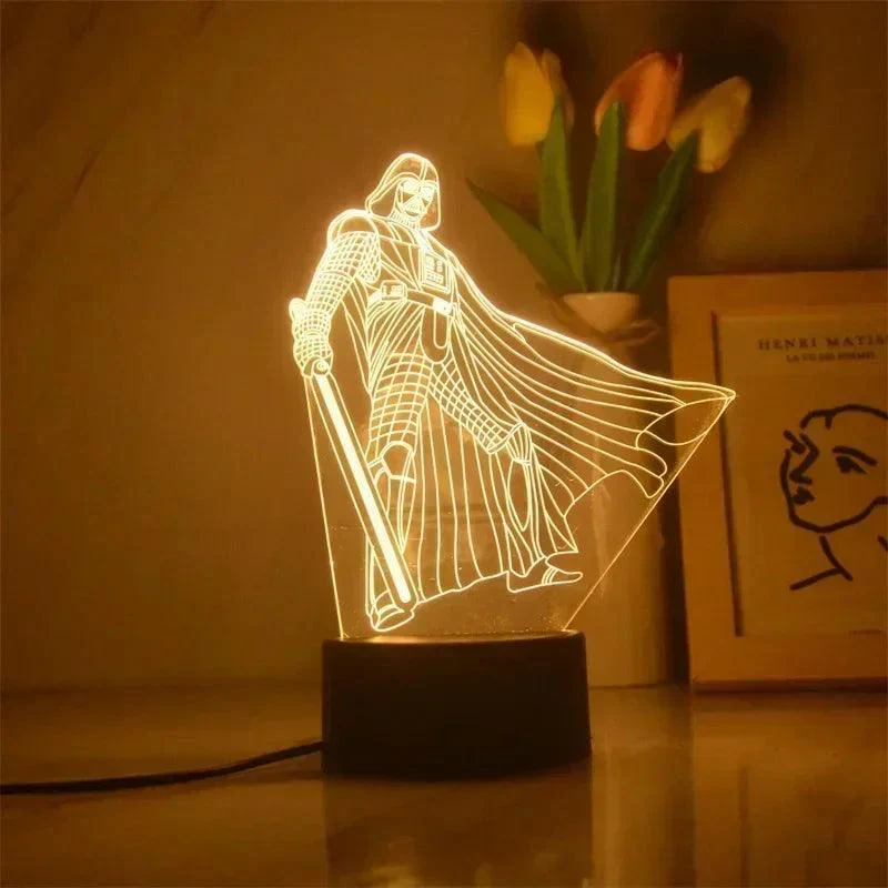 Lampe Décorative 3D Star Wars Dark Vador