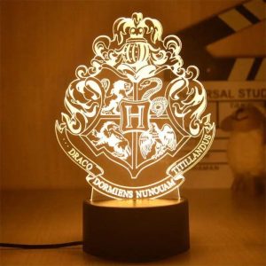 Lampe De Chevet Harry Potter Emblème De Poudlard