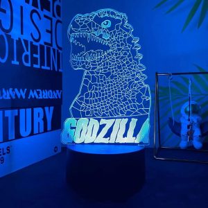 Lampe de Nuit 3D Godzilla