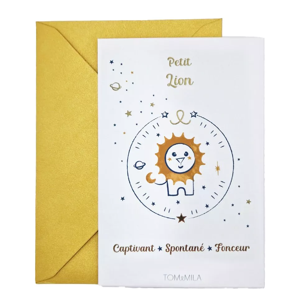 Tom & Mila – Carte de vœux – Signe astrologique – Image 7