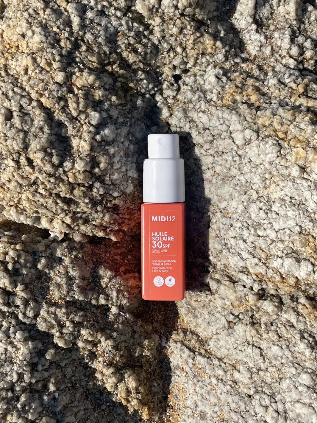 Midi12 – Huile solaire SPF30 waterproof 30ml