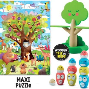 Montessori baby bois tree balancing – Lisciani