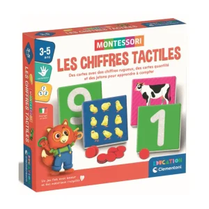 Montessori les chiffres tactiles – Clementoni
