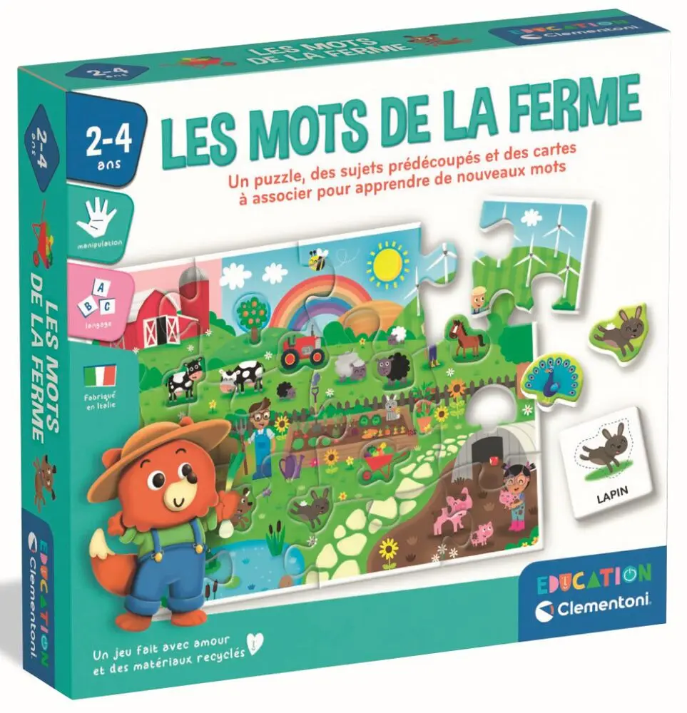 Mots de la ferme – Clementoni