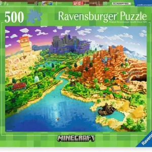 Puzzle minecraft 500 pièces – Ravensburger