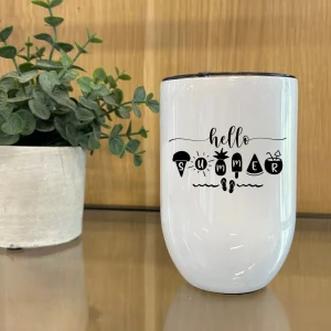 Verre à vin isotherme - HELLO SUMMER