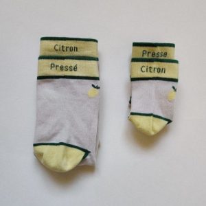 Poule Party – Chaussettes Citron Pressé