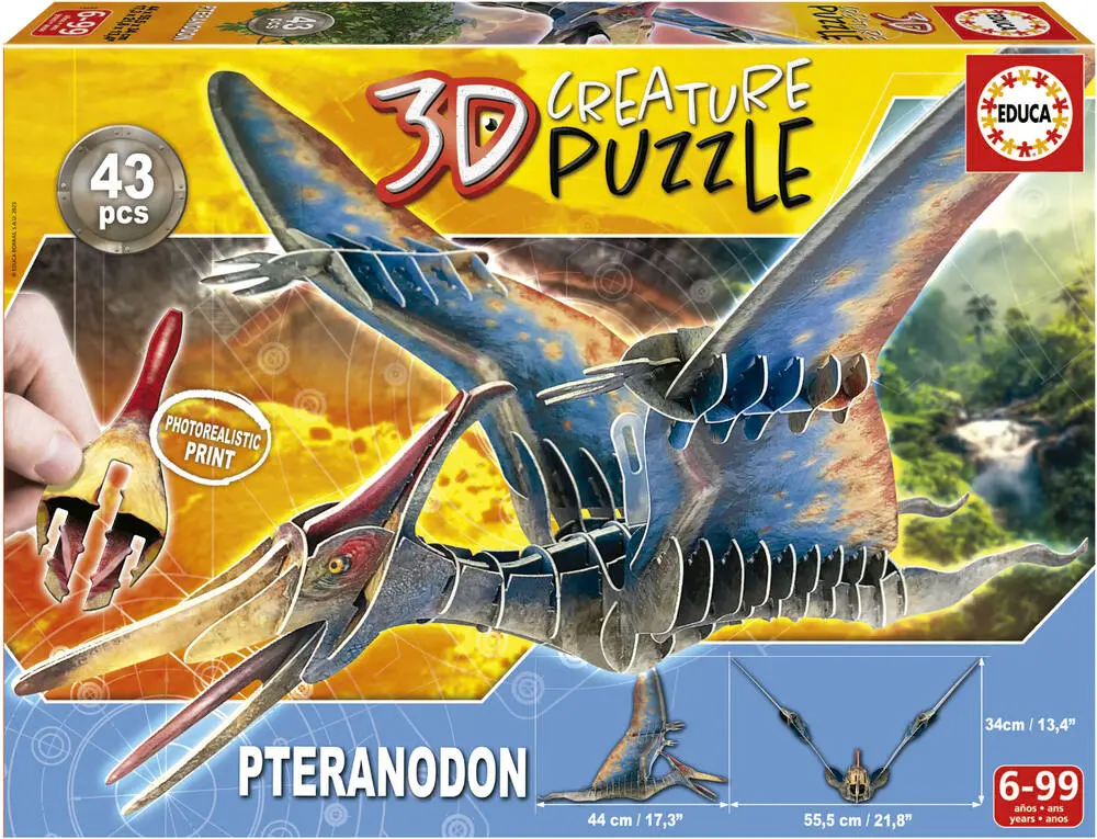 Puzzle 3D Pteranodon 500 pcs – Educa