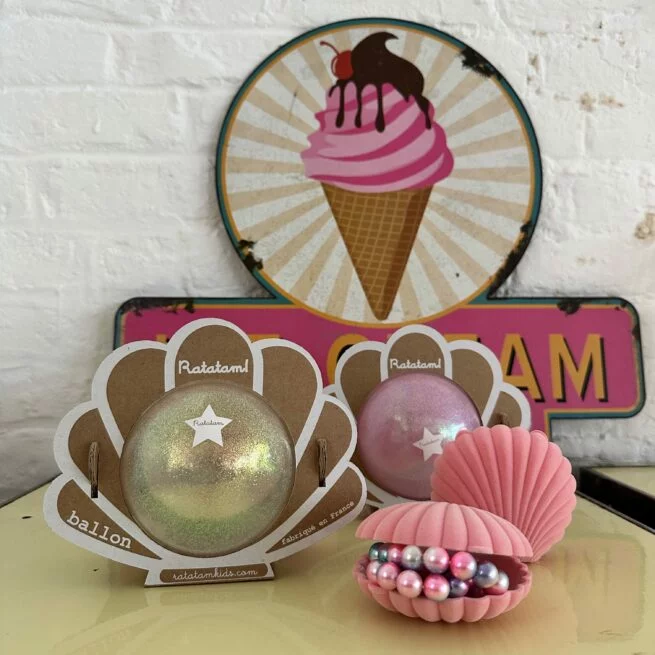 Ratatam – Ballon gum 15cm coquillage rose – Image 5