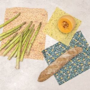 Eco-Tsapi – Emballage réutilisable en cire d&rsquo;abeille – RECTANGLE