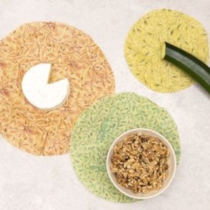 Eco-Tsapi – Emballage réutilisable en cire d&rsquo;abeille – ROND