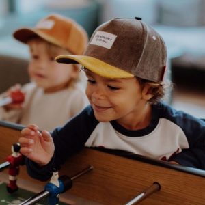 Hello Hossy – Casquette velours – Sweet Dark Grey 9-18 mois