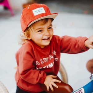 Hello Hossy – Casquette velours – Sweet Terracotta 9-18 mois