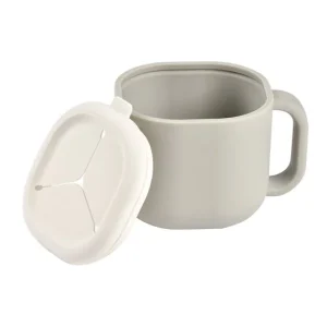 Tasse à goûter en silicone – Gris velour – Béaba