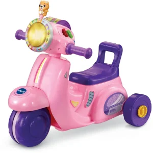 Porteur scooter interactif 3 en 1 rose – Vtech