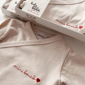 Nuage Chantilly – Body brodé – Mini boueb