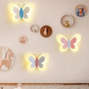 Applique Murale Bebe Papillon Led