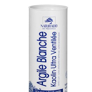 Naturado – Argile blanche – Kaolin ultra ventilée 300 gr