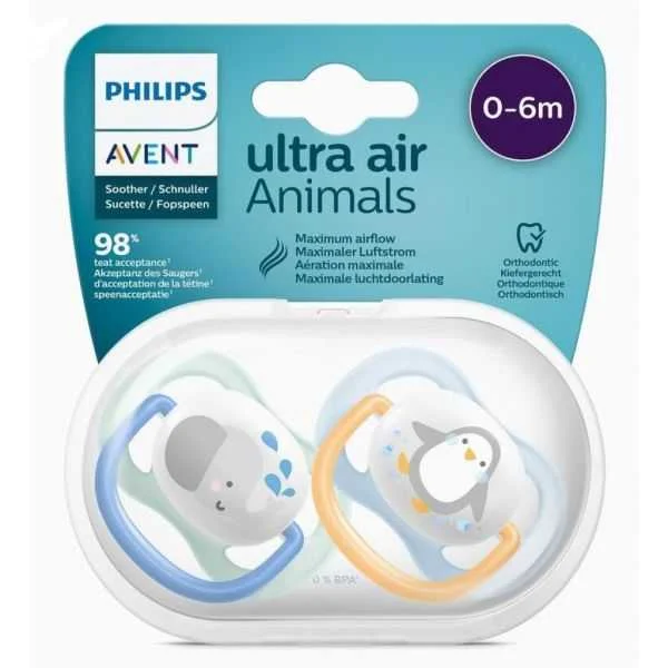 Sucette Ultra Air Animals 0-6M – Philips Avent – Image 3