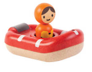 PlanToys – Bateau de sauvetage – Jouet de bain