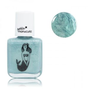 Petite manucurist – Vernis à ongles à l&rsquo;eau pour enfants – Bleu argenté, Bonnie la sirène