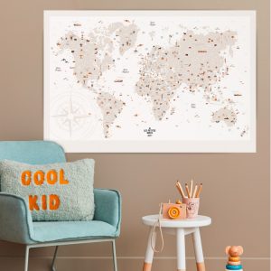 Les Petites Dates – Carte du monde