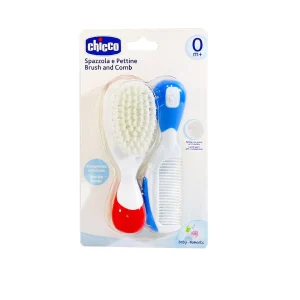 Brosse et peigne rouge bleu – Chicco