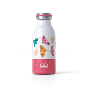 Mon Bento – Gourde isotherme enfants 350 ml – Rose Birds